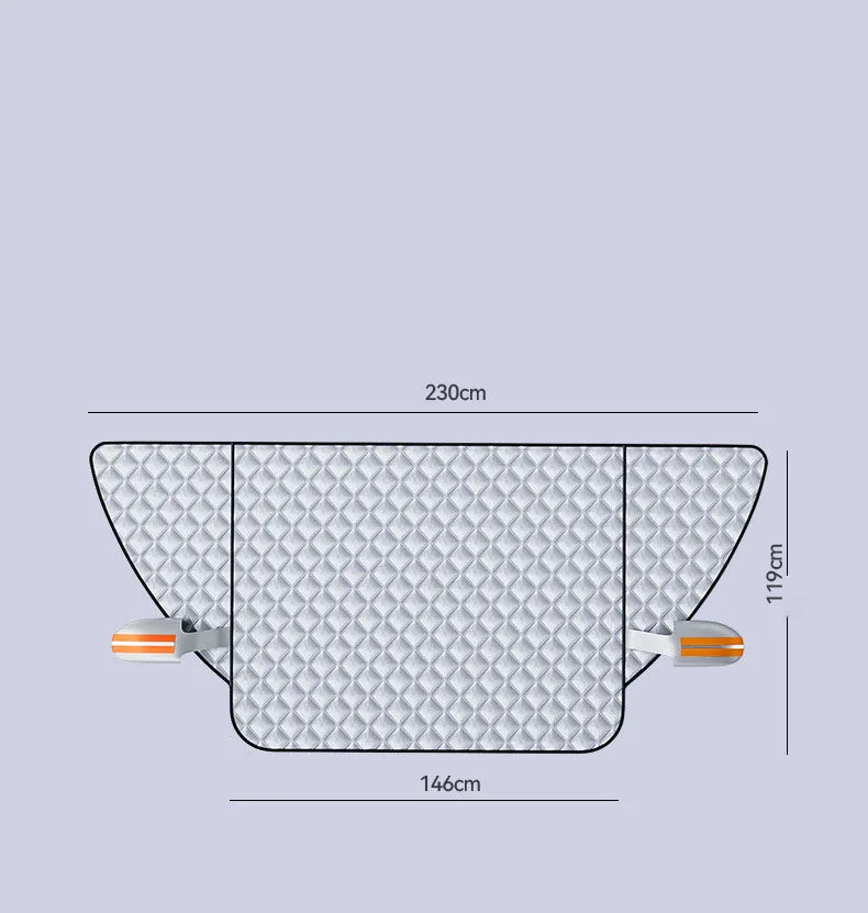 Magnetyczna Osłona Szyby 4w1 (Śnieg/Słońce)