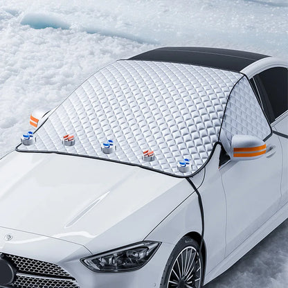 Magnetyczna Osłona Szyby 4w1 (Śnieg/Słońce)