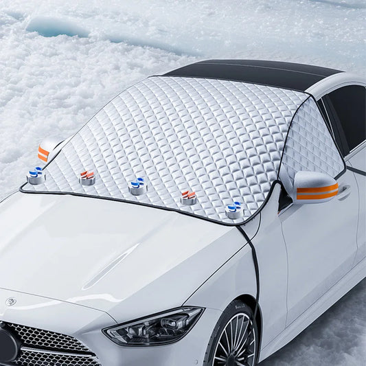 Magnetyczna Osłona Szyby 4w1 (Śnieg/Słońce)