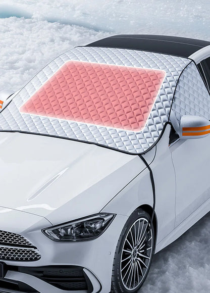 Magnetyczna Osłona Szyby 4w1 (Śnieg/Słońce)